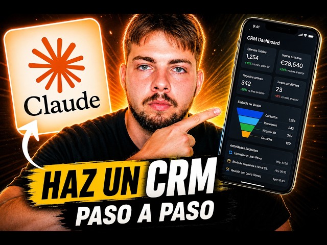 Cómo Crear un CRM con Claude PASO A PASO (Fácil y Gratis)