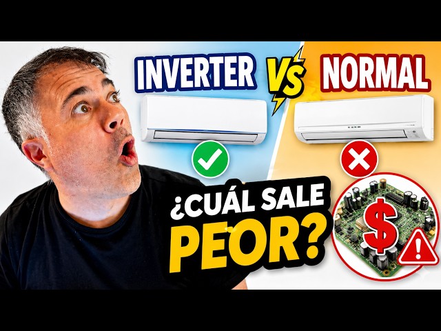 Inverter vs. standard AC: which uses less energy and which breaks down more