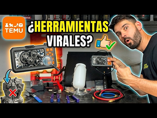Las 8 Mejores Herramientas BARATAS de TEMU para tu Moto 🏍️