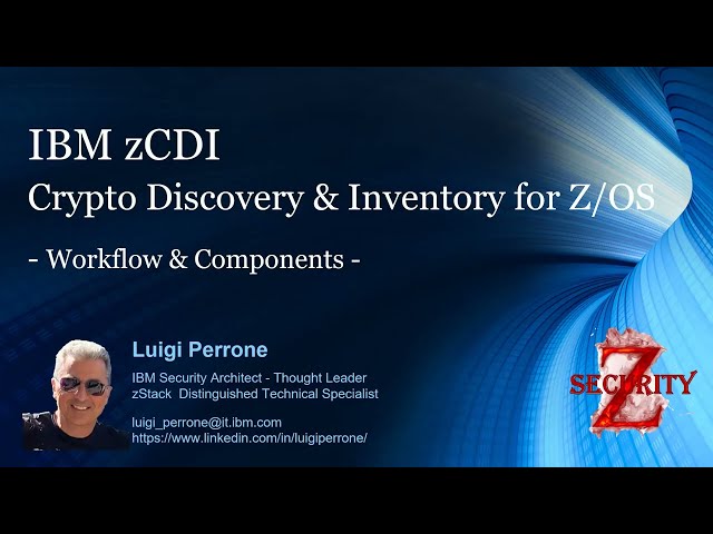 Crypto Discovery & Inventory for z/OS -
