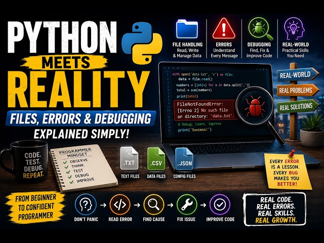 Stop Fearing Python Errors | Learn Real Programming from First Principles