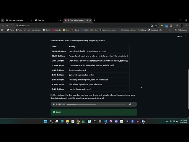 Built Voice AI Assistant w/ Python, Streamlit, Groq, WhisperTTS |  Speech-to-Text+Chatbot+VoiceReply