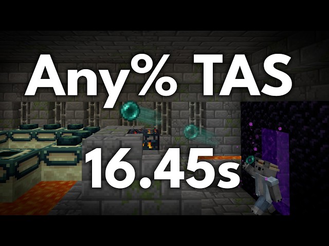 Minecraft Beaten in 17 Seconds - TAS Any% Set Seed 1.8