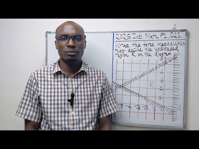 2025 Int. Math P1, Q21 | Linear Programming 