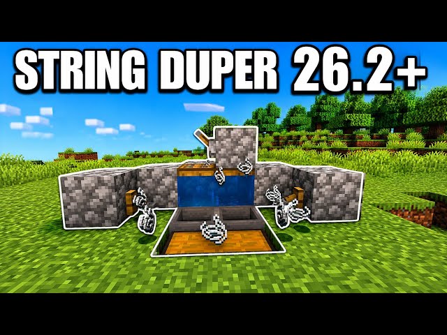 How To Make String Duper 26.2 In Minecraft | Working Tutorial 