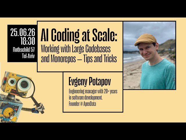 AI Coding at Scale:  Working with Large Codebases and Monorepos — Tips and Tricks