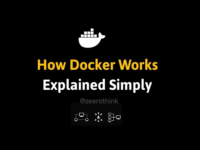 How Docker Works – Explained Simply | zeerothink 