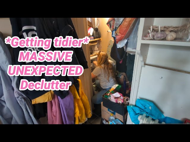MASSIVE UNEXPECTED declutter #cleaning #declutter #homeorganization 