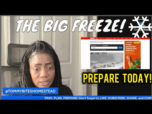 CATASTROPHIC WINTER WEATHER EXPECTED THIS WEEKEND  PREPARE FOR THE WORST! GOD PROVIDES