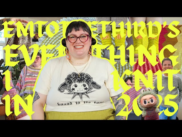 ✨ Everything I Knit in 2025 ✨ Rhinebeck Sweater, WIP Down, Queer & Plus Size Knitting
