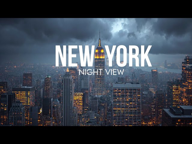 New York City at Night | 4K Ultra HD HDR 60FPS Dolby Vision