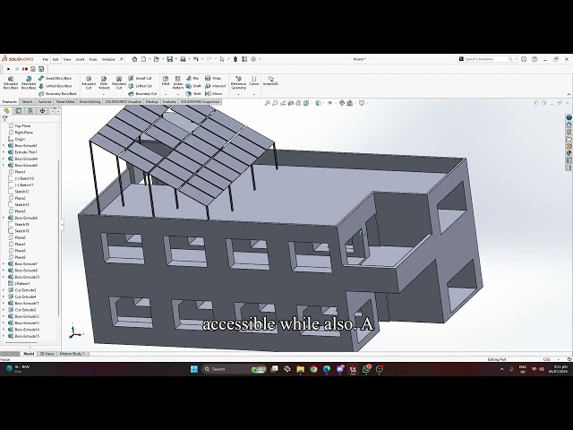 Solar Panels installation Planning Using Solidworks
