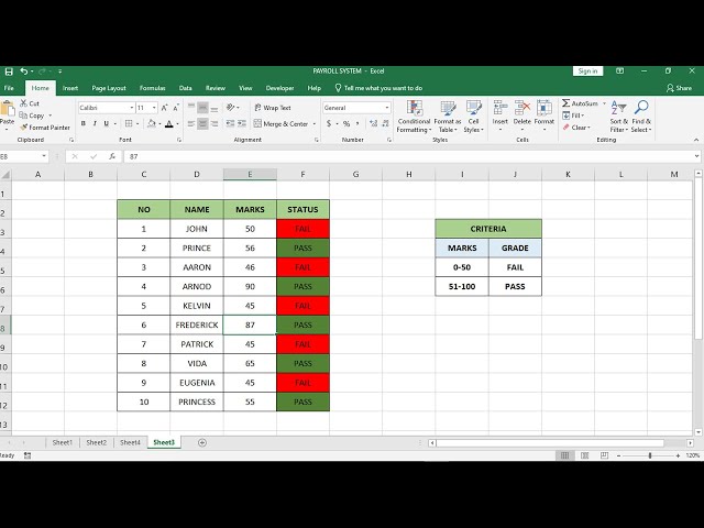 How to Color Rows in Excel Using Conditional Formatting (Red/Green)