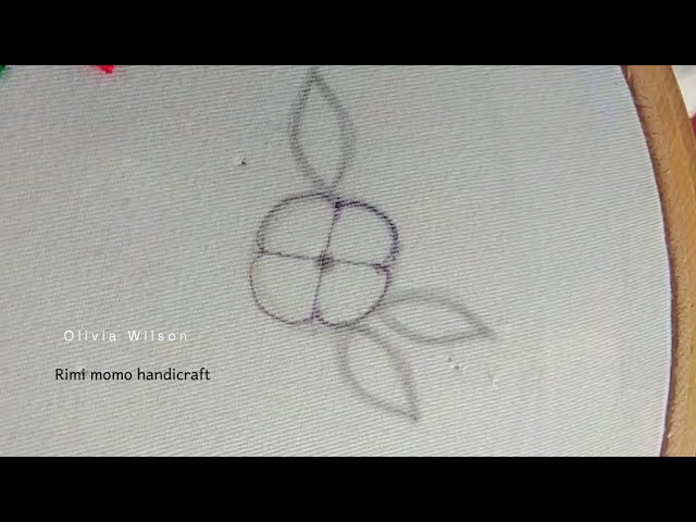 Hand Embroidery !Hand Embroidery Flower Design Tutorial  I Stitch Flower Design I 