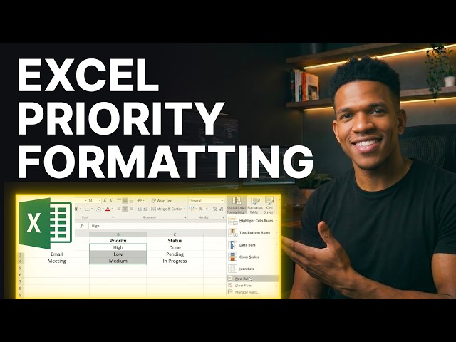 How to Use Conditional Formatting for a Priority Column in Excel [2026] | Step-by-Step