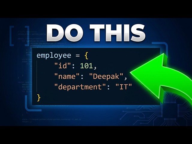 Python Dictionary Data Structure Tutorial | Dictionaries in Python for Beginners