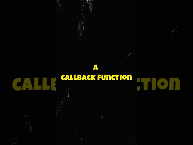Javascript Callback function Explained😱 || Quick js tip #8 #coding #javascript #javascripttutorial
