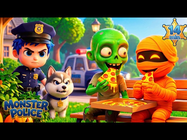 Silly Monsters in the City! 🚨 + More Monster Police Kids Songs