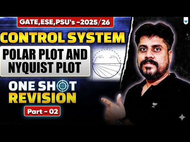 GATE/ESE/PSU 2025/26 | Control Systems Revision #2 | Polar & Nyquist Plot