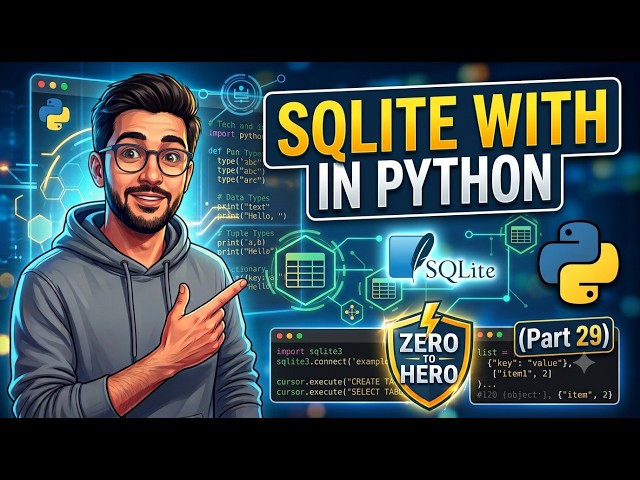 SQLite with Python | Zero to Hero (Part 29)