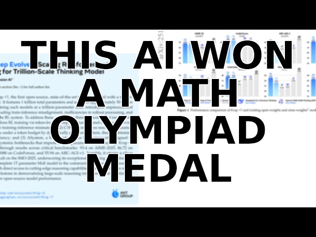 New 1 Trillion Parameter AI Achieves Silver Medal in Math Olympiad - Ring-1T