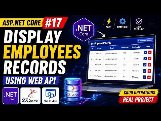 ASP.NET Core MVC using Web API to Display Records