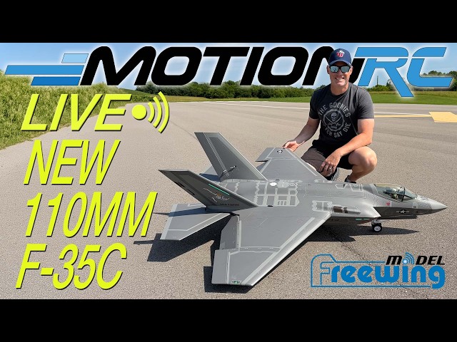 The New Freewing 110mm, 12S F-35C is unveiled live at the EDF Jet Jam 2026!