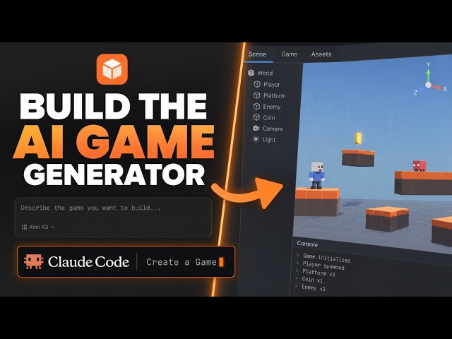 Turn Any Prompt Into a Playable 3D Game | Build and Deploy an AI Game Generator with Claude Code