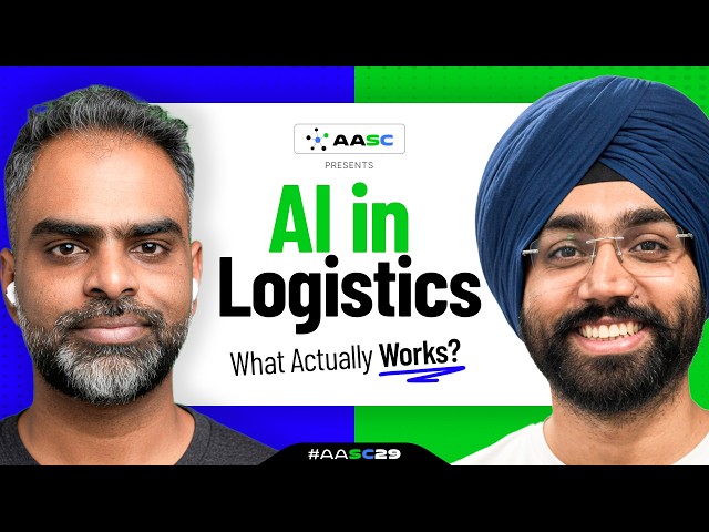 Episode 29 - How AI is Transforming Logistics in India | Real Use Cases, AI Agents & Optimization