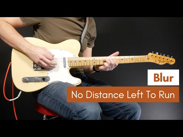 No Distance Left To Run - Blur (Guitar Cover)