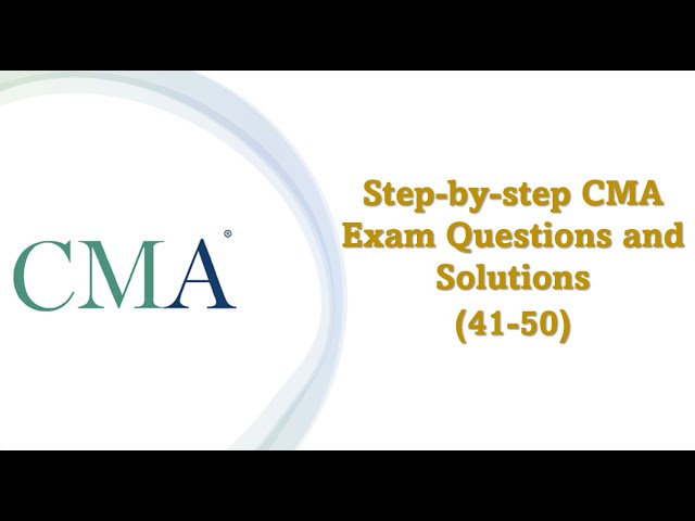 Exams Questions & Step-by-step solutions (41-50)