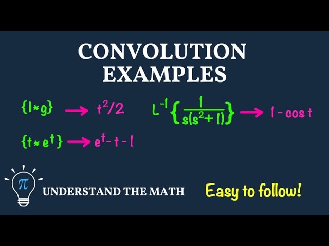 Convolution Examples (Laplace Transforms Step-by-Step Solutions)
