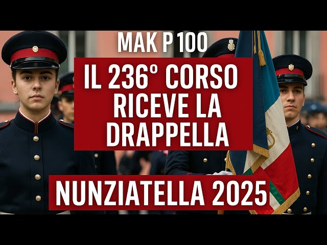La Drappella al 236° Corso Nunziatella – Un onore tramandato ​⁠#esercito