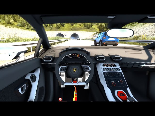 Lamborghini Huracan LP580 2 2017 Car Driving Game | Car Mod Ets2 in Euro Truck Simulator 2