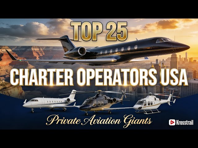 Top 25 Charter Operators in the USA | The Companies Behind Private Aviation