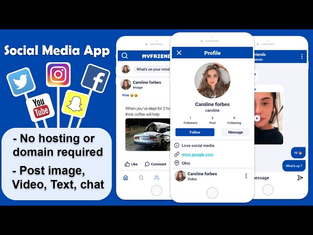 How to make a social media app like Instagram | android studio app source code