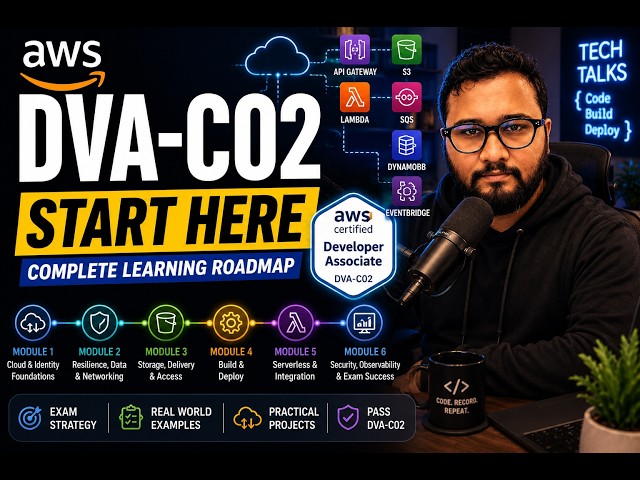 AWS Certified Developer Associate DVA-C02 Course | Complete Learning Roadmap