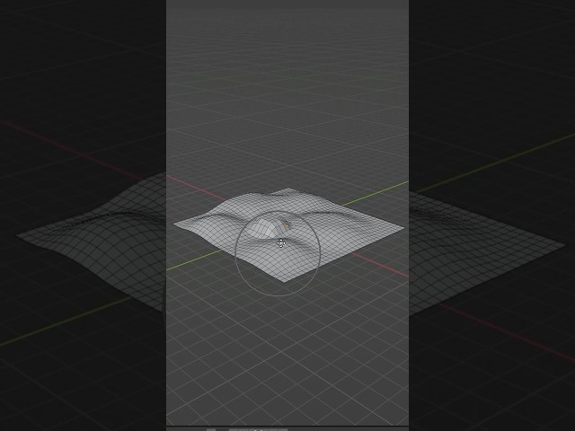 Tip: Create a Landscape with  Proportional Editing #blender #blender3d #blendertutorial #howto
