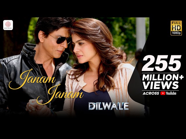 Janam Janam – Dilwale | Shah Rukh Khan | Kajol | Pritam | SRK | Kajol | Lyric Video 2015