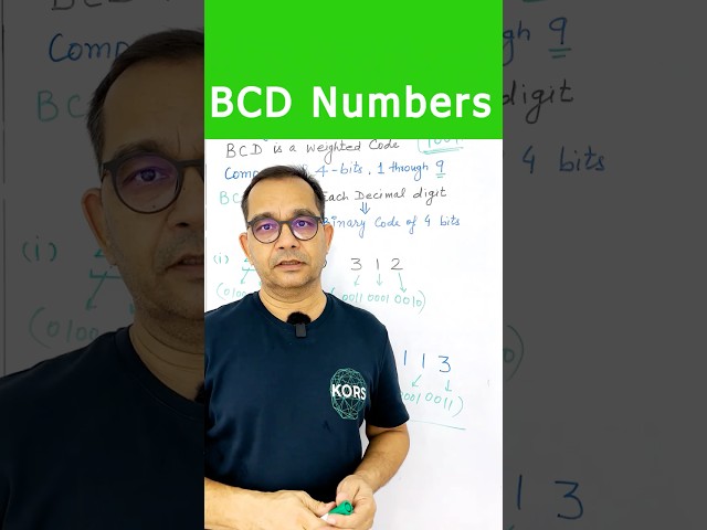 BCD Numbers | Digital Electronics | Tech Gurukul by Dinesh Arya #shorts #short