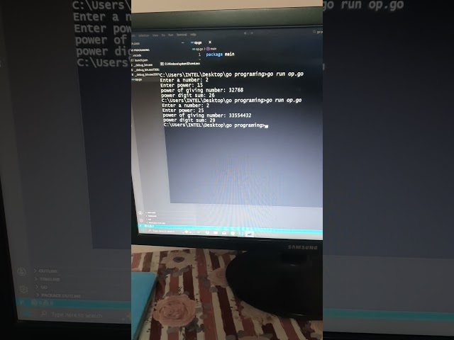 go | Euler project 'power digit sum' | CodeLearning