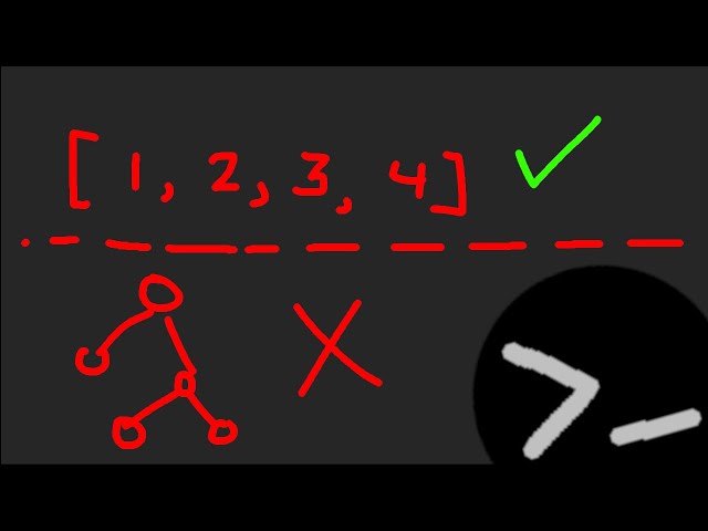 Arrays rule, trees drool