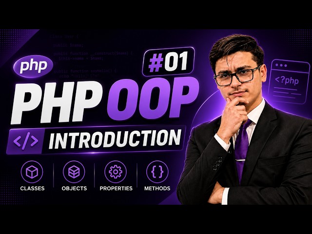 PHP OOP Tutorial #1 | Classes, Objects, Properties & Methods Explained