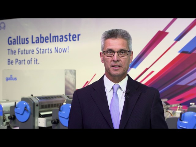 Klaus Bachstein, CEO of the Gallus Group, talks about Gallus Labelmaster