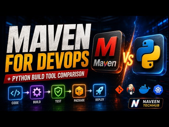 Maven for DevOps Beginners | Maven Lifecycle, CI/CD, Docker, Kubernetes + Python Build Tools