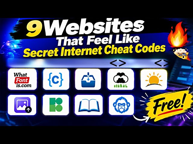 9 Websites That Feel Like Secret Internet Cheat Codes 🤯