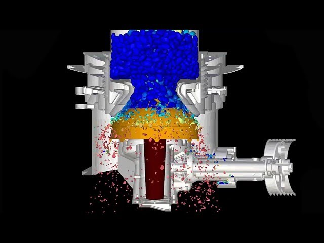 Crusher Simulation - Rocky DEM
