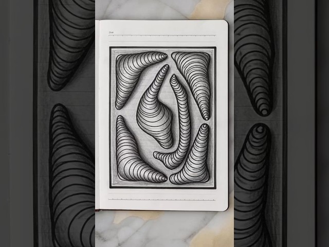 Day 58 Easy Doddle Art Tutorial #doodle #doodleart #easy #drawing #art #zentangle #zen #shorts #yt