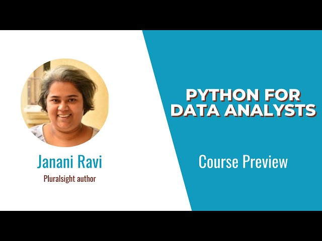 Python Skills: Python for Data Analysts Course Preview