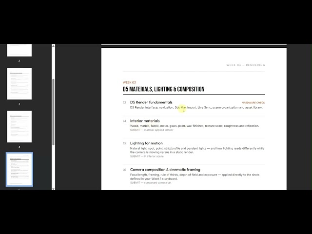 MasterFlair 3D ArchViz Walkthrough Live Masterclass | Complete Curriculum Overview